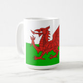 wales land dragon lt brits koffiemok (Voorkant links)