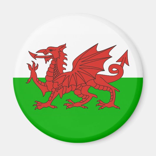 wales land dragon lt brits magneet (Voorkant)