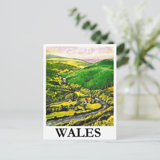 Wales, landschap, briefkaart (Staand voorkant)