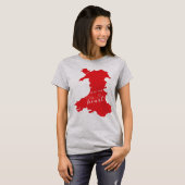Wales ligt in mijn hart t-shirt (Voorkant volledig)
