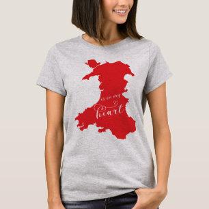 Wales ligt in mijn hart t-shirt