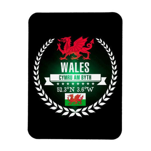 Wales Magneet (Verticaal)