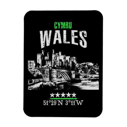 Wales Magneet (Verticaal)