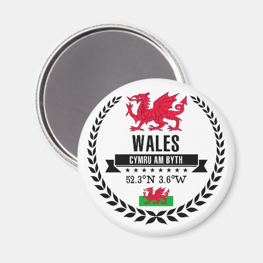 Wales Magneet (Voorkant / Achterkant)