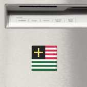 Wales magneet - Cross & Stripes (Insitu (Vaatwasser))