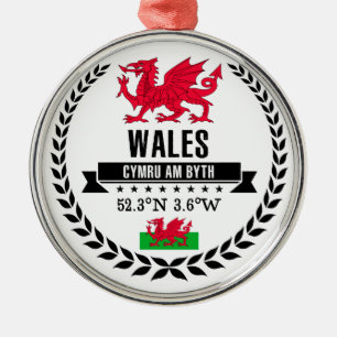 Wales Metalen Ornament