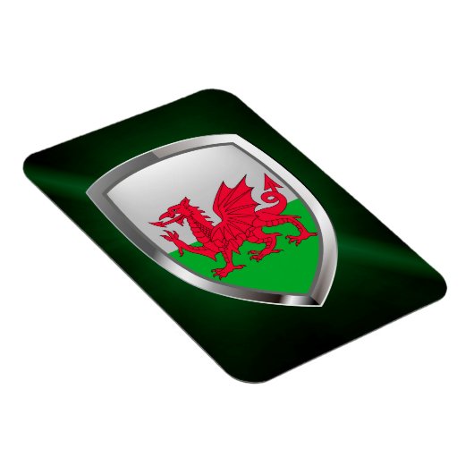 Wales Metallic Emblem Magneet (Rechterzijde)