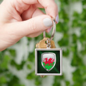 Wales Metallic Emblem Sleutelhanger (Hand)