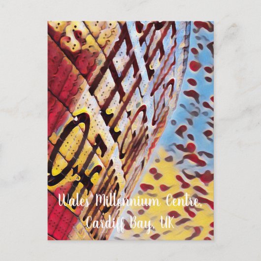 Wales Millennium Center Cardiff, Brits Briefkaart (Voorkant)