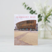 Wales Millennium Center uitzicht briefkaart (Staand voorkant)