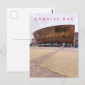 Wales Millennium Center uitzicht briefkaart (Voorkant / Achterkant)