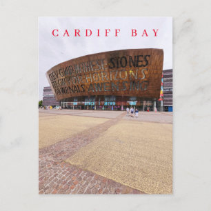 Wales Millennium Center uitzicht briefkaart