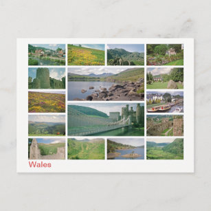 Wales multi-afbeelding briefkaart