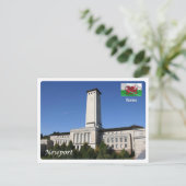 Wales - Newport - Briefkaart (Staand voorkant)