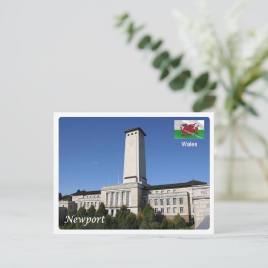 Wales - Newport - Briefkaart (Staand voorkant)