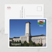 Wales - Newport - Briefkaart (Voorkant / Achterkant)