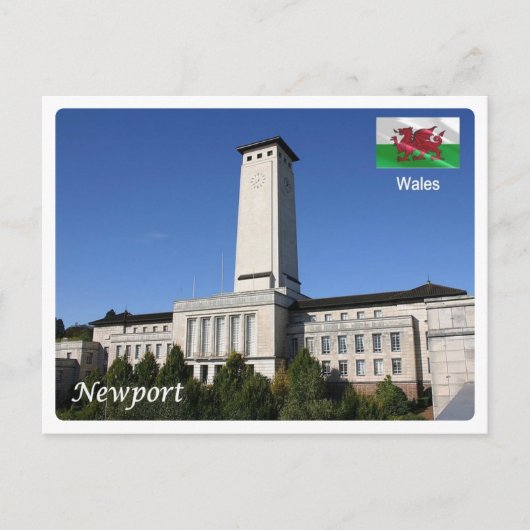 Wales - Newport - Briefkaart (Voorkant)