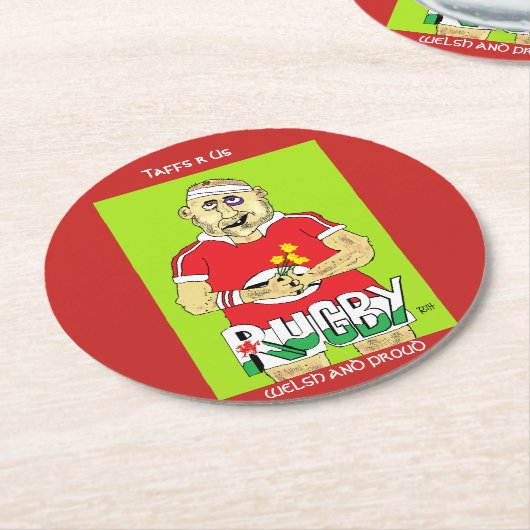 Wales onderzetters (Gebogen)