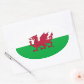 WALES OVALE STICKER (Envelop)