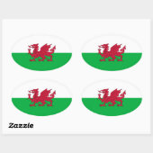 WALES OVALE STICKER (Vel)