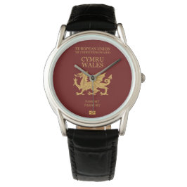 Wales passport wristwatch horloge