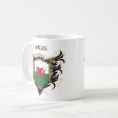 Wales [personaliseren] koffiemok (Voorkant links)