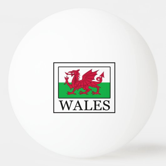 Wales Pingpongbal (Voorkant)