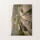  Wales Railway & Carriages, Festinog c1900 Legpuzzel (Verticaal)