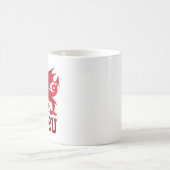 Wales Red Dragon (Y Ddraig Goch) Koffiemok (Center)