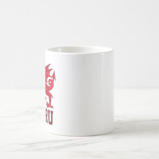 Wales Red Dragon (Y Ddraig Goch) Koffiemok (Center)