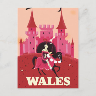 Wales-reisposter. Briefkaart