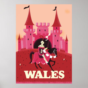 Wales-reisposter. Poster