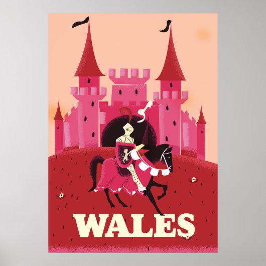 Wales-reisposter. Poster (Voorkant)