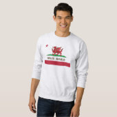 Wales Republic Dragon Flag Welsh Pride Trui (Voorkant volledig)