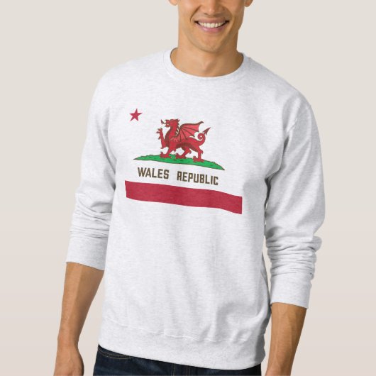 Wales Republic Dragon Flag Welsh Pride Trui (Voorkant)
