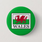 Wales Ronde Button 5,7 Cm (Voorkant)