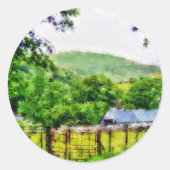 WALES RONDE STICKER (Voorkant)