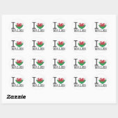 Wales Ronde Sticker (Vel)
