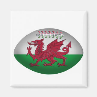 Wales Rugby Ball Magneet