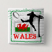 Wales Rugby Button (Voorkant)