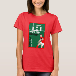 Wales Rugby Fan Kunst T-shirt