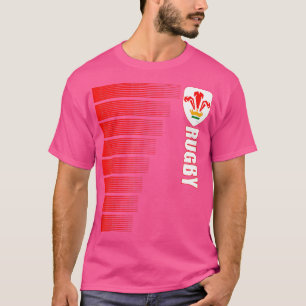 Wales Rugby Jersey Welsh Rugby 2 Sided T-shirt
