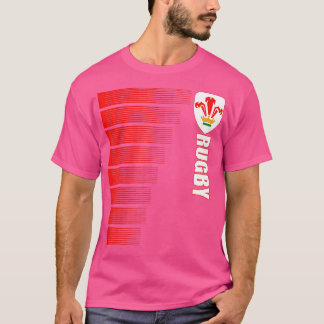 Wales Rugby Jersey Welsh Rugby 2 Sided T-shirt