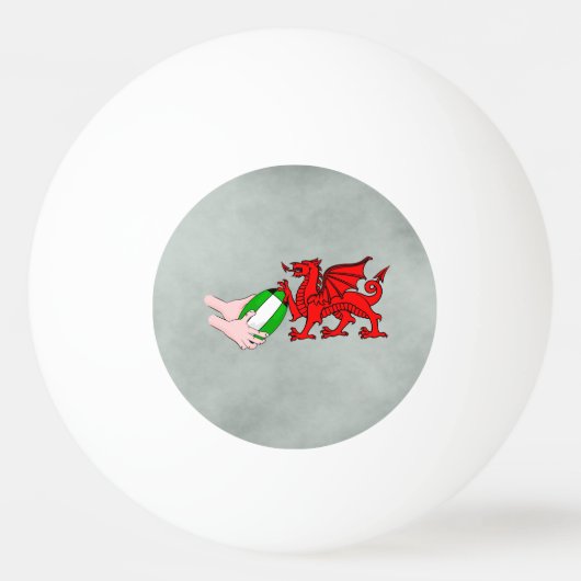 Wales Rugby Team Dragon met Rugby Ball (Voorkant)