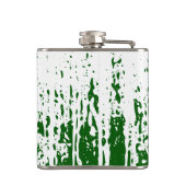 Wales Rugby Team Supporters Vlag met bal Heupfles (Achterkant)