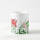 Wales Rugby Team Supporters Vlag met bal Koffiemok (Center)