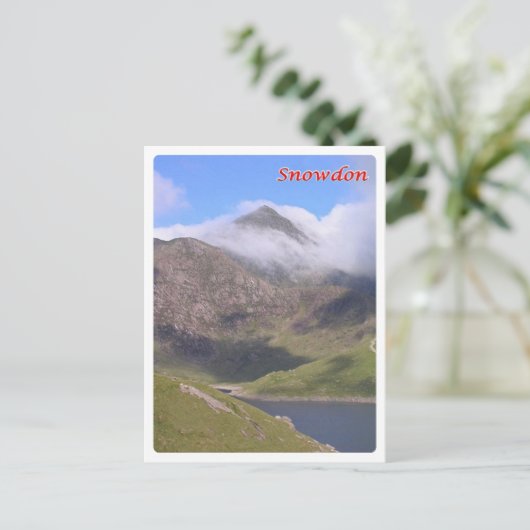 Wales - Snowdon - Briefkaart (Staand voorkant)