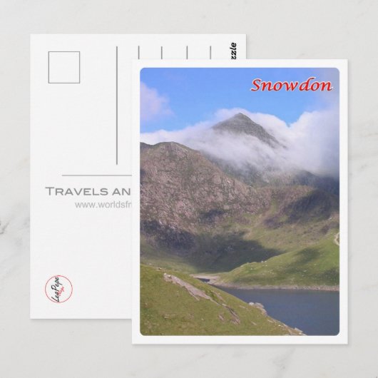 Wales - Snowdon - Briefkaart (Voorkant / Achterkant)