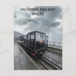 Wales Snowdon Mountain Railway Welsh Reizen Briefkaart