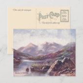 Wales, Snowdon uit Capel Cyrig Briefkaart (Voorkant / Achterkant)